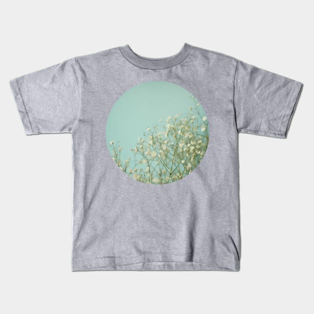 Baby Blue Kids T-Shirt by Cassia